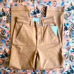 Everlane Slim Leg Crop 00 NWT